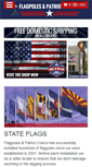 Mobile Screenshot of flagpolesandpatriotcolors.com